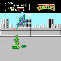 Teenage Mutant Ninja Turtles II - The Arcade Game Screenthot 2